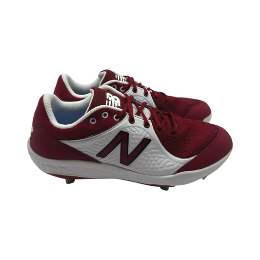 New Balance Low Cut Maroon Spikes