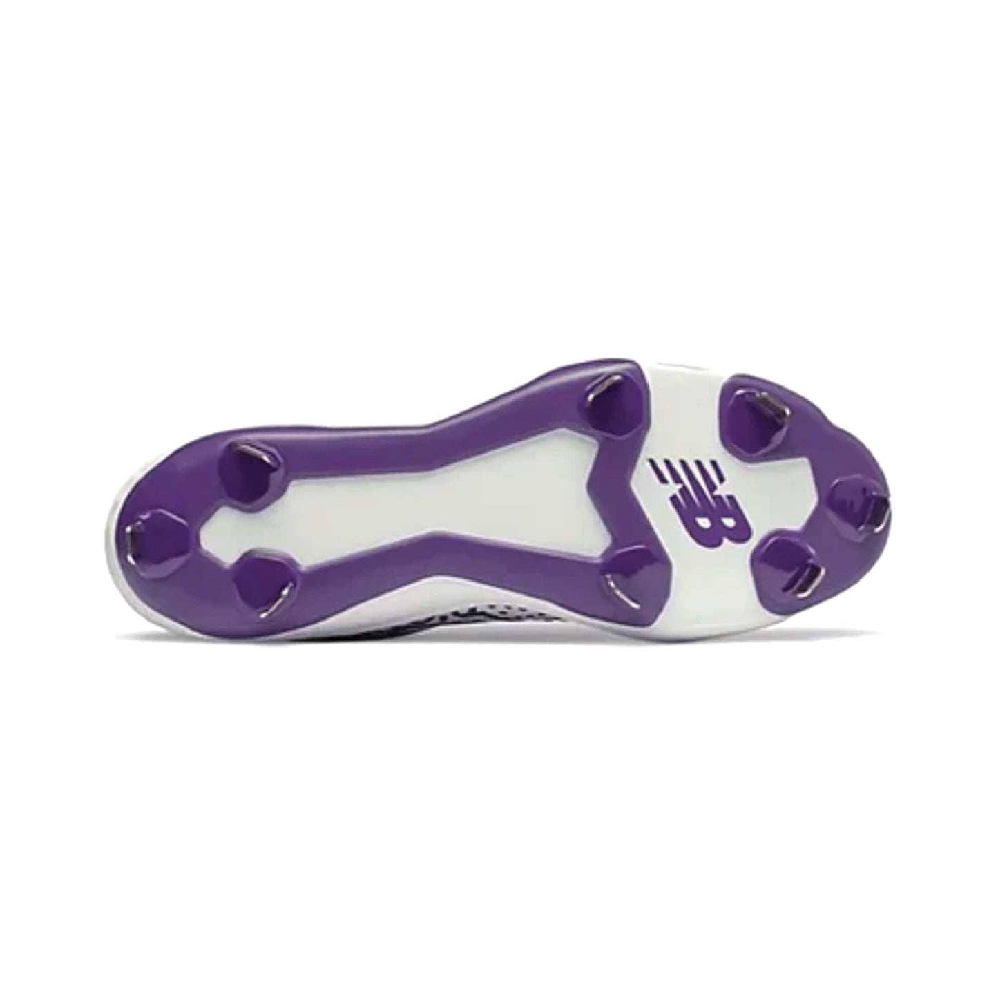 New Balance - White/Purple Low-Cut Metal Spikes (L3000WP5)