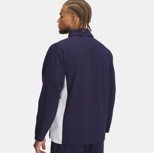 UA Rival Stretch Woven Men's Full-Zip - Navy