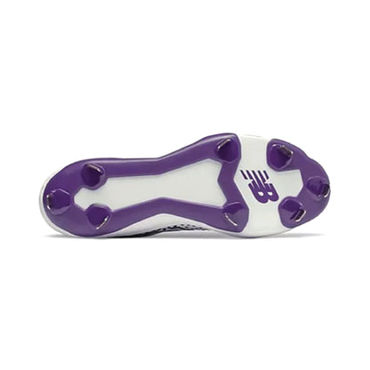 New Balance - White/Purple Low-Cut Metal Spikes (L3000WP5)