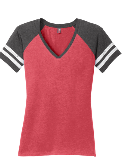 District ® Women’s Game V-Neck Tee