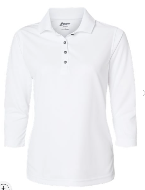 Paragon - Women's Lady Palm Three-Quarter Sleeve Polo - 120