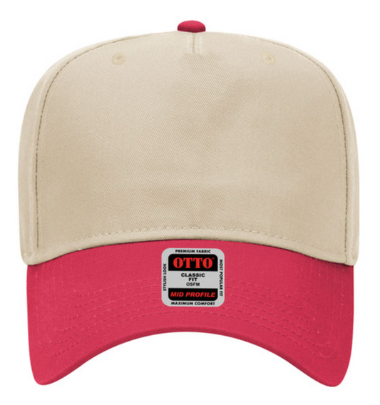 OTTO CAP 5 Panel Mid Profile Baseball Cap